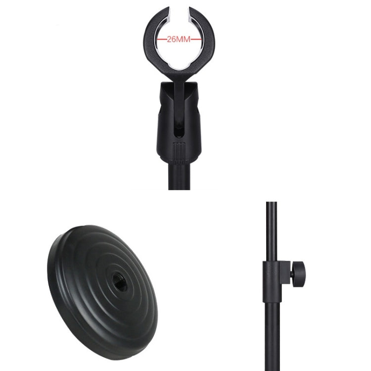2 PCS Desktop Microphone Stand Desktop Multifunctional Live Microphone Stand  without Lifting (ZM-01)
