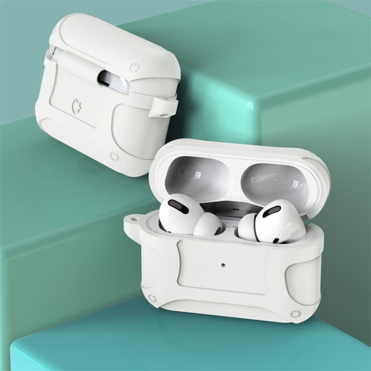 2 PCS Pure Color Simple Waterproof Earphone Protective Cover For AirPods Pro