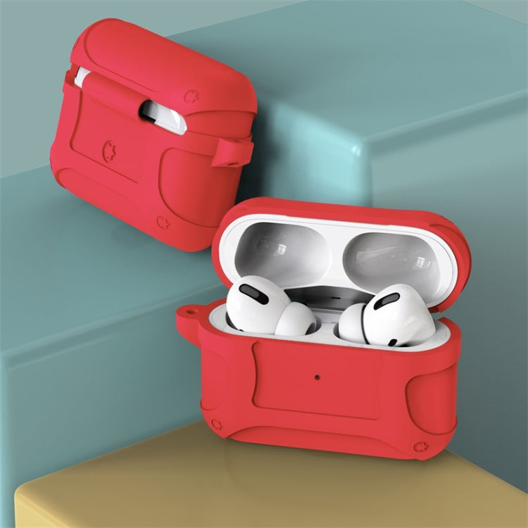 2 PCS Pure Color Simple Waterproof Earphone Protective Cover For AirPods Pro