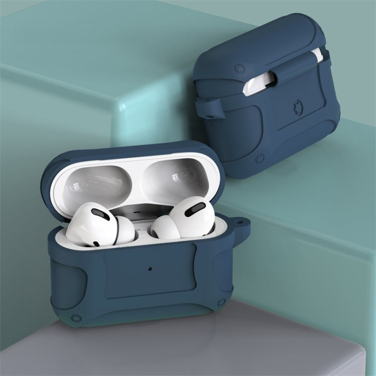 2 PCS Pure Color Simple Waterproof Earphone Protective Cover For AirPods Pro