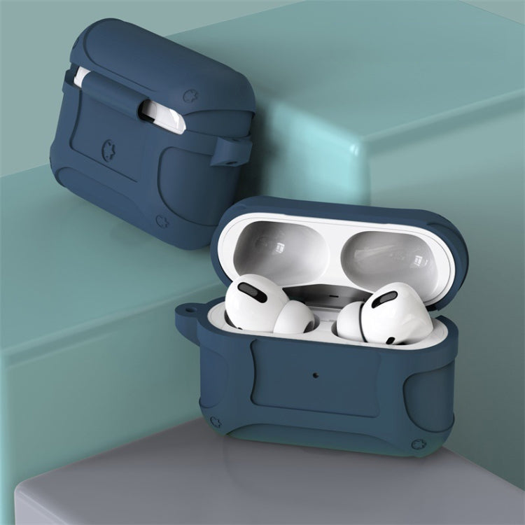 2 PCS Pure Color Simple Waterproof Earphone Protective Cover For AirPods Pro