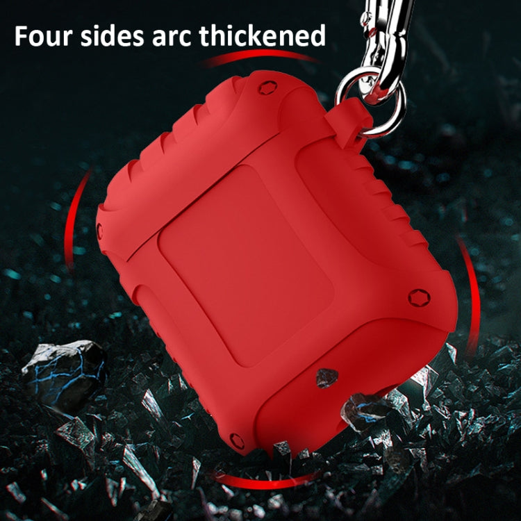 2 PCS Pure Color Simple Waterproof Earphone Protective Cover For AirPods Pro