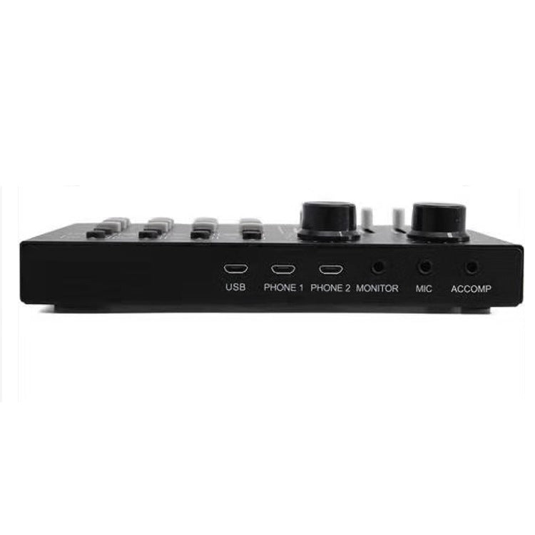 i10 Mobile Phone Live Singing Sound Card Microphone