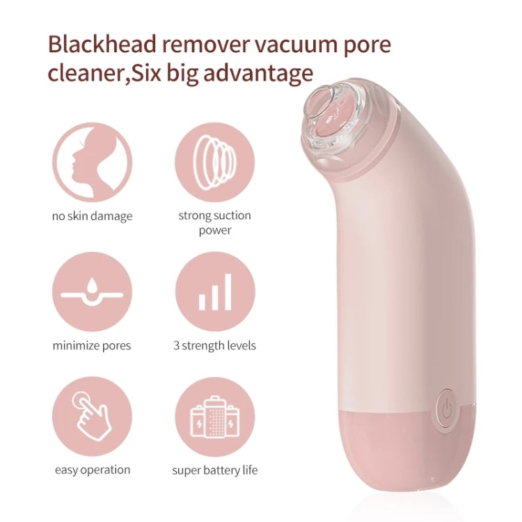 MP505 Electric Blackhead Suction Instrument Beauty Instrument Household Facial Lifting Firming Pore Cleaner(Princess Powder)