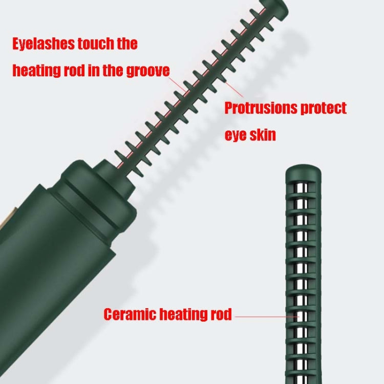 QT-CM-C32 Household Portable Smart Electric Eyelash Curler(Green)