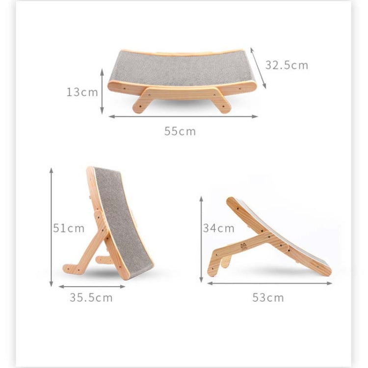 Vertical Corrugated Cat Scratch Board Grinding Claw Toy(Primary Color)