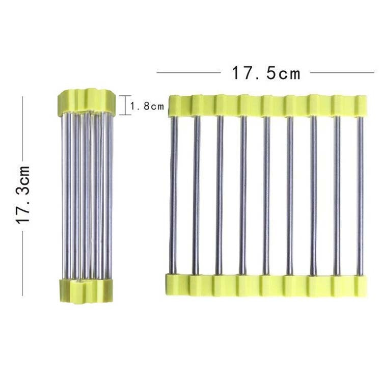 MS-202 3 PCS Home Kitchen Stainless Steel Non-Slip Anti-Scalding Placemat Folding Heat Insulation Pot Mat, Color Random Delivery