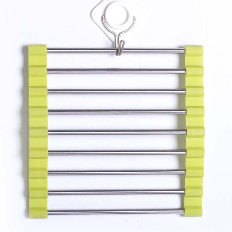 MS-202 3 PCS Home Kitchen Stainless Steel Non-Slip Anti-Scalding Placemat Folding Heat Insulation Pot Mat, Color Random Delivery