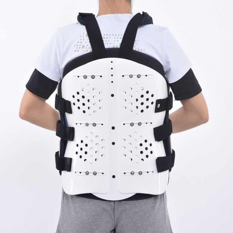 Breathable Adjustable Spine Chest And Back Fixed Brace Plastic Polymer Brace,Style: Single Airbag