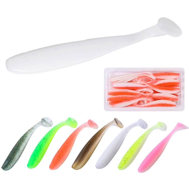 5 Set Simulated Fishing Lures Two-Color T-Tail Soft Lures Bionic Sea Fishing Lures, Colour: 9