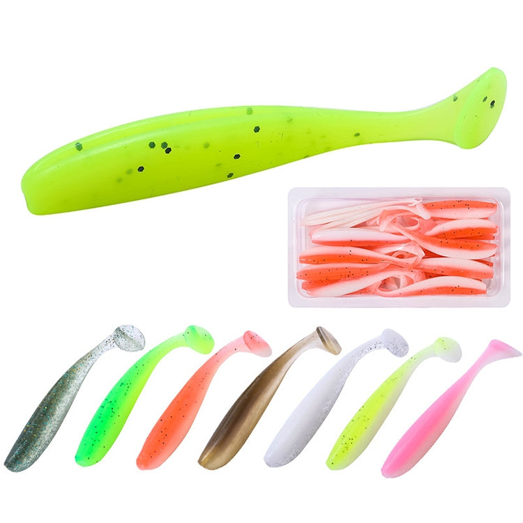 5 Set Simulated Fishing Lures Two-Color T-Tail Soft Lures Bionic Sea Fishing Lures, Colour: 10