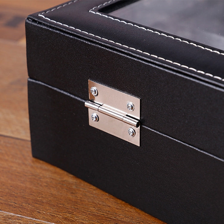 6 + 3 Digits PU Leather Watch Box Sunglasses Box