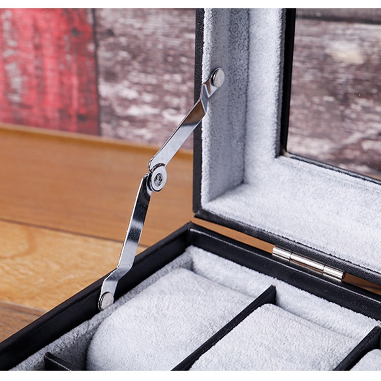 6 + 3 Digits PU Leather Watch Box Sunglasses Box