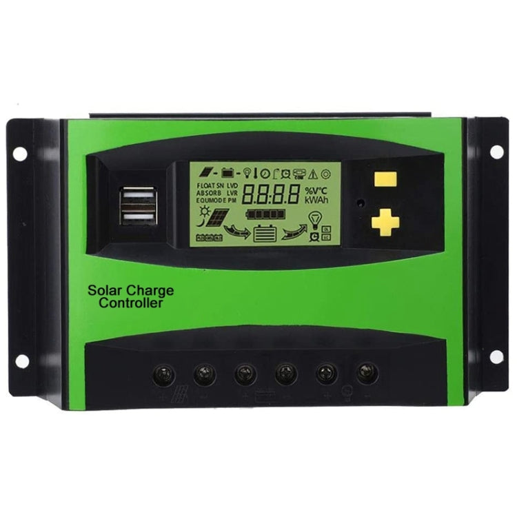 30A 12V/24V AUTO PWM Solar Charge Controller USB Output Solar Controller