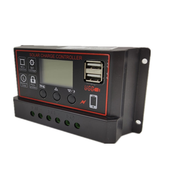 20A 12V24V Simple Solar Controller Light Time Control Solar Charge And Discharge Controller With USB