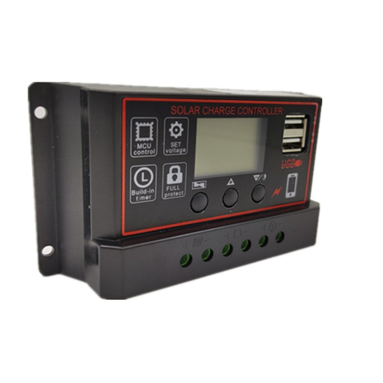 20A 12V24V Simple Solar Controller Light Time Control Solar Charge And Discharge Controller With USB