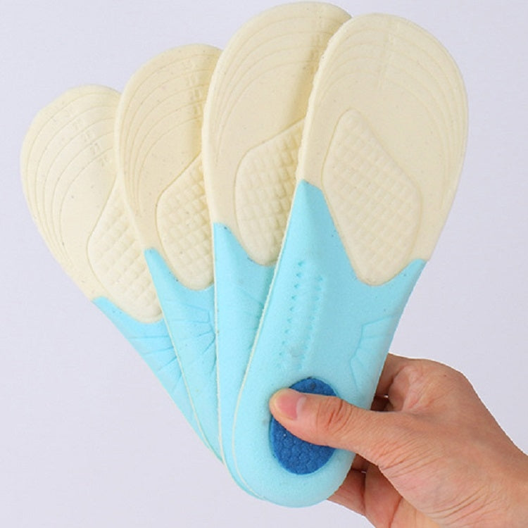 XD-910 5 Piars Jersey Surface And Vigorously Cotton Children Soft Sports Insoles, Size: 26-30