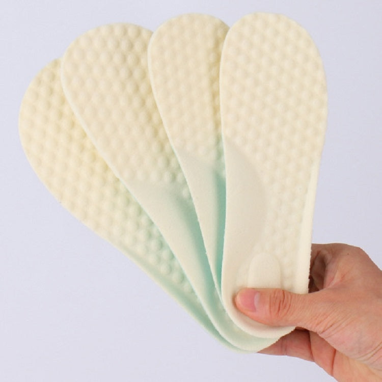XD-910 5 Piars Jersey Surface And Vigorously Cotton Children Soft Sports Insoles, Size: 26-30