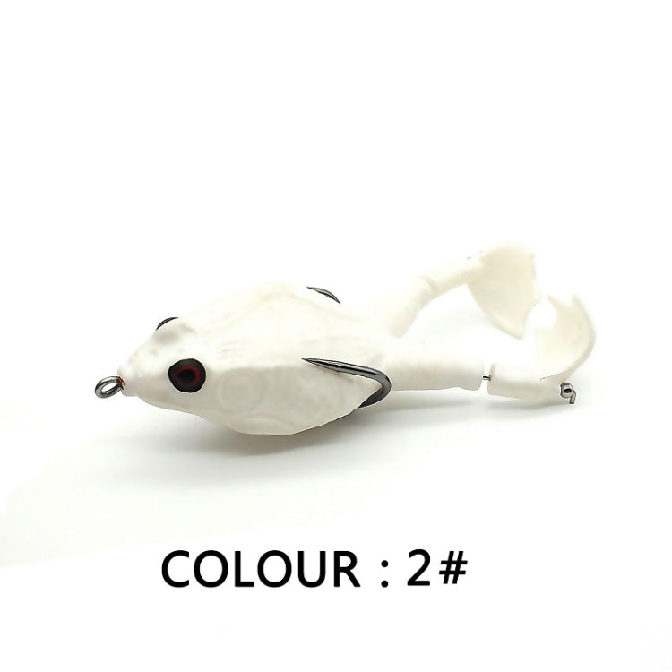 2 PCS Rotating Legs Thunder Frog Outdoor Fishing Bionic Bait