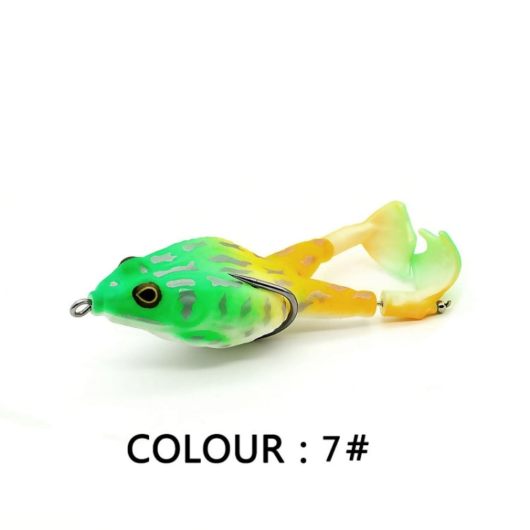 2 PCS Rotating Legs Thunder Frog Outdoor Fishing Bionic Bait