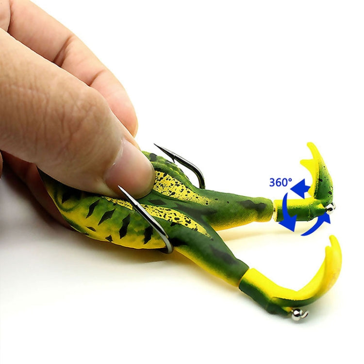 2 PCS Rotating Legs Thunder Frog Outdoor Fishing Bionic Bait