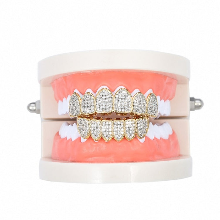 Halloween Accessories Micro-Inlaid Zircon Hip-Hop Braces, Colour: Gold Suit