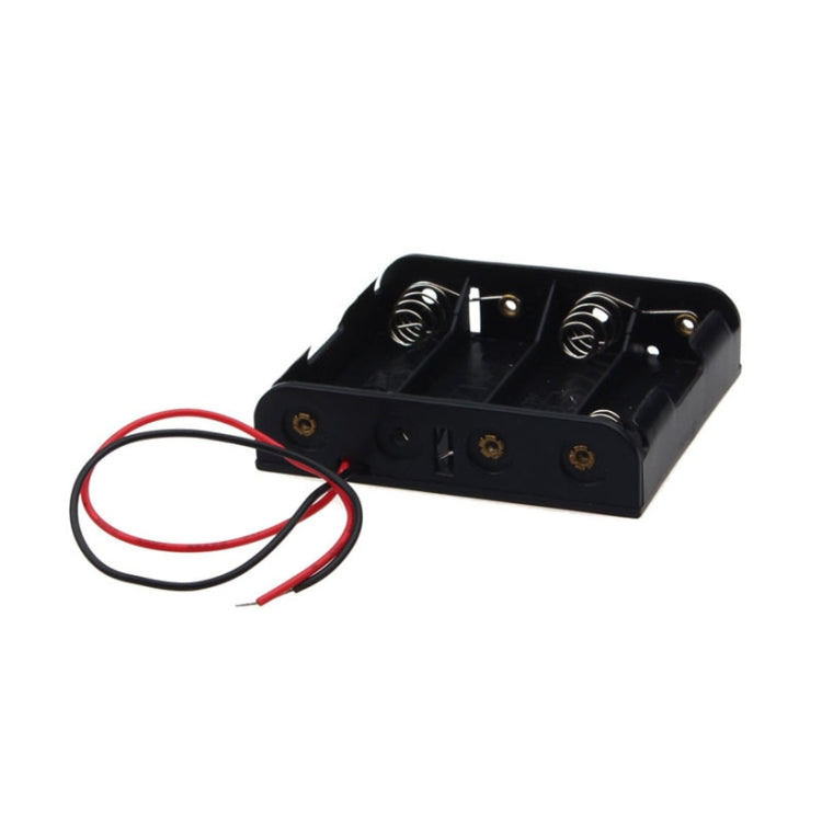 10 PCS AA Size Power Battery Storage Case Box Holder For 4 x AA Batteries without Cover
