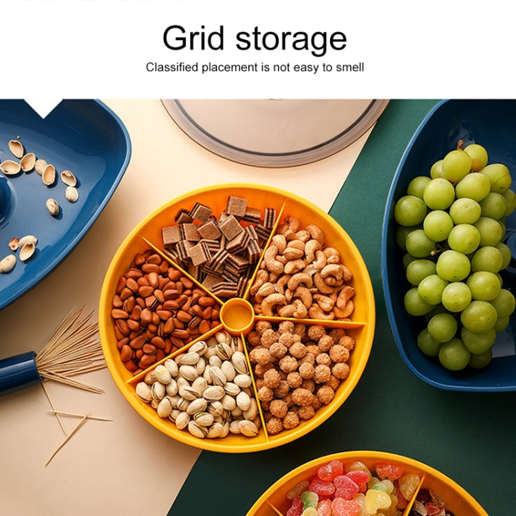 Snacks Dried Fruit Plate Multilayer Superimposed Fruit Plate Candy Plate, Specification: Three-layer (Bean Pink)