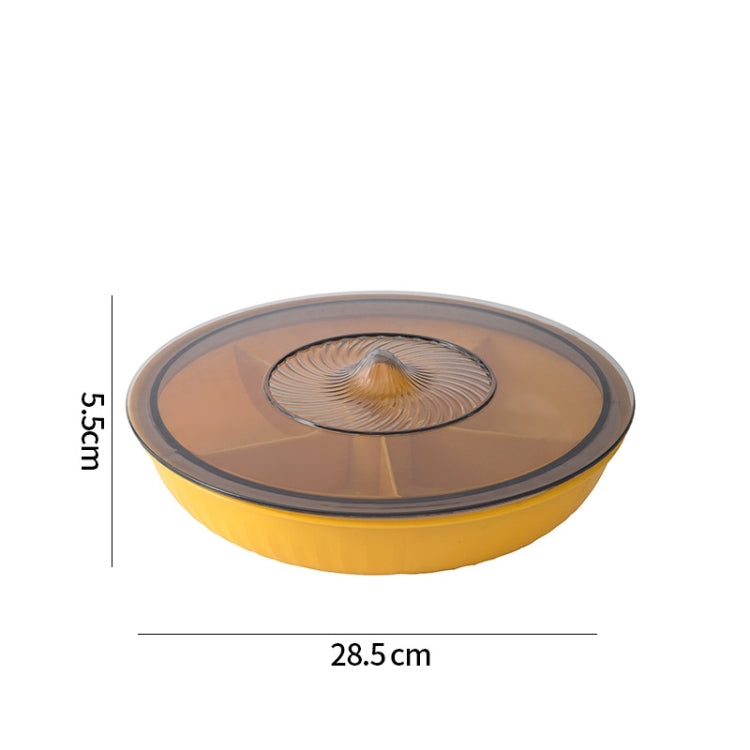 Snacks Dried Fruit Plate Multilayer Superimposed Fruit Plate Candy Plate, Specification: Single Layer Fruit Plate
