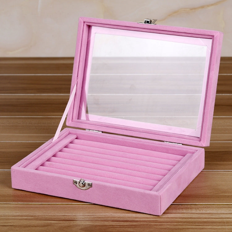 Multifunctional Flannel Jewelry Box Jewelry Storage Display Packaging Box