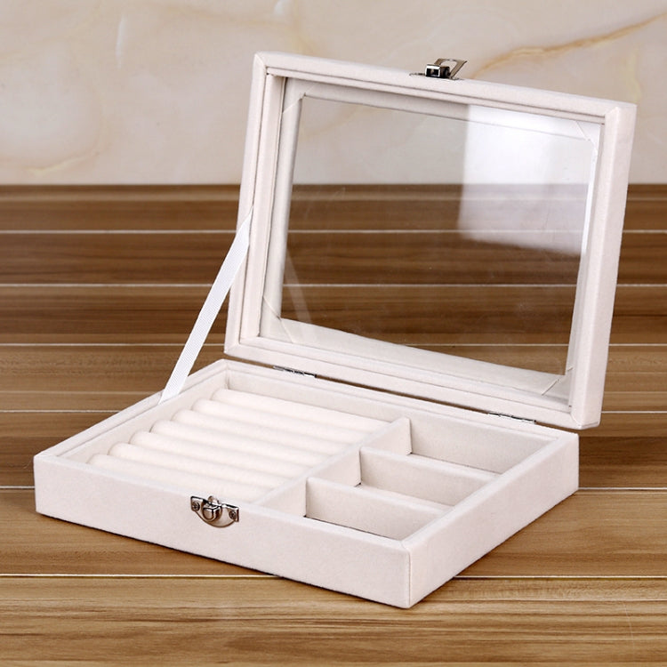 Multifunctional Flannel Jewelry Box Jewelry Storage Display Packaging Box