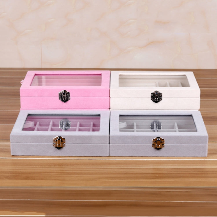 Multifunctional Flannel Jewelry Box Jewelry Storage Display Packaging Box