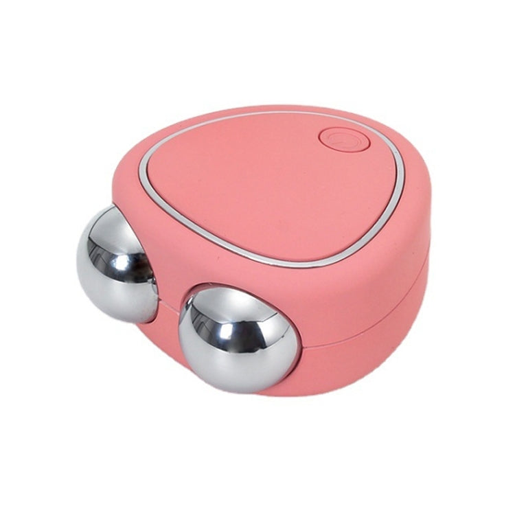 Portable Facial Micro-Current Beauty Instrument For Lifting Firming Thinning Double Roller Massage Instrument