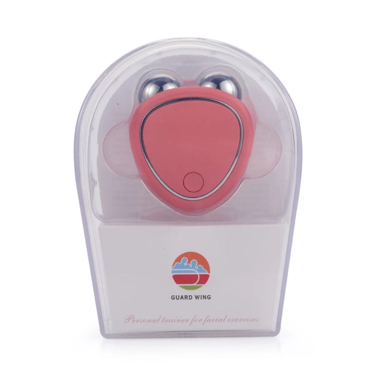 Portable Facial Micro-Current Beauty Instrument For Lifting Firming Thinning Double Roller Massage Instrument