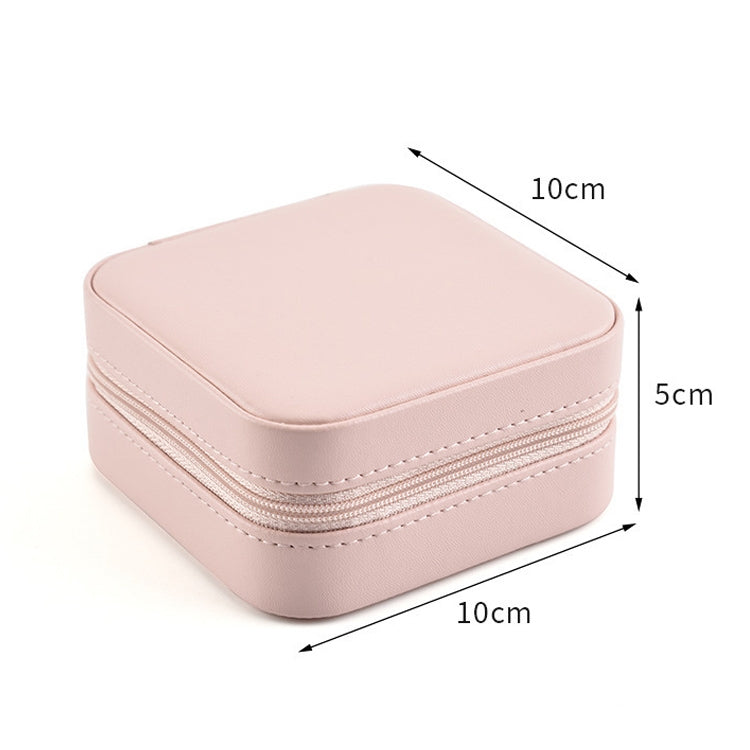 2 PCS Portable Jewelry Storage Box Earrings Ring Jewelry Box