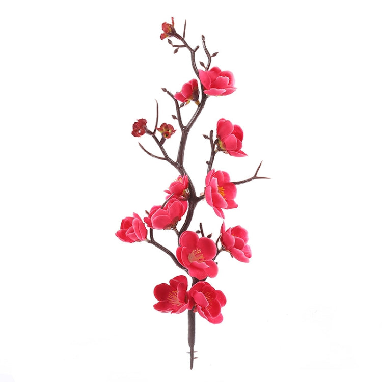 10 PCS Simulation Plum Blossom Birthday Cake Decoration Dessert Table Decoration Ornaments Random Colour Delivery