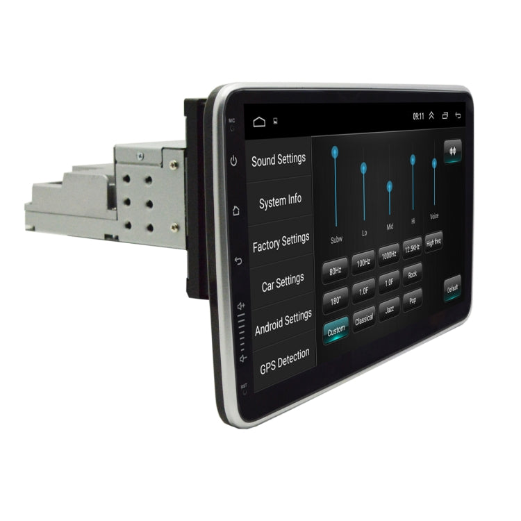 10.1 inch Android Navigation Universal Machine 360 Degree Rotating Horizontal And Vertical Screen Car Navigation Integrated Machine WiFi 1G+16G