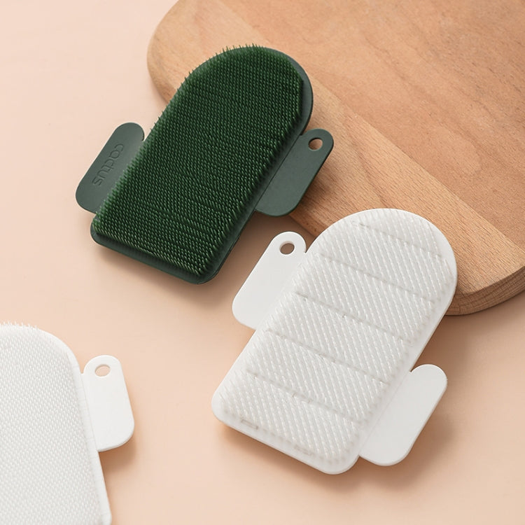 3 Sets Cactus Burr Cleaning Brush Kitchen Bendable Filter Mesh Cutting Board Gap Cleaning Brush