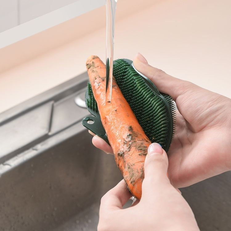 3 Sets Cactus Burr Cleaning Brush Kitchen Bendable Filter Mesh Cutting Board Gap Cleaning Brush
