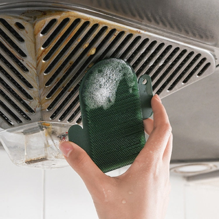 3 Sets Cactus Burr Cleaning Brush Kitchen Bendable Filter Mesh Cutting Board Gap Cleaning Brush