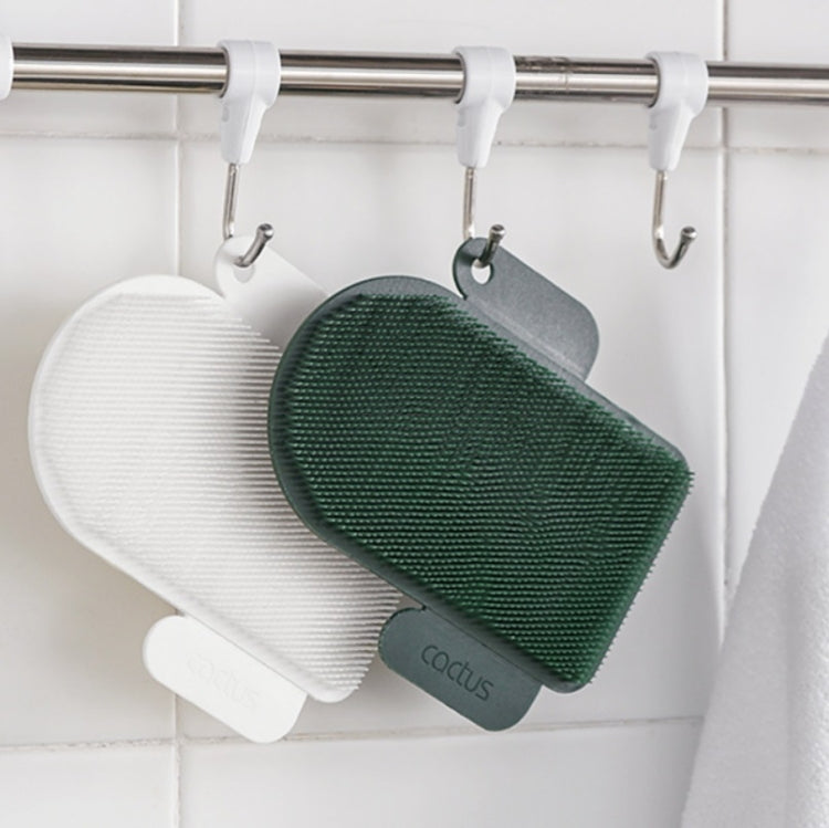3 Sets Cactus Burr Cleaning Brush Kitchen Bendable Filter Mesh Cutting Board Gap Cleaning Brush