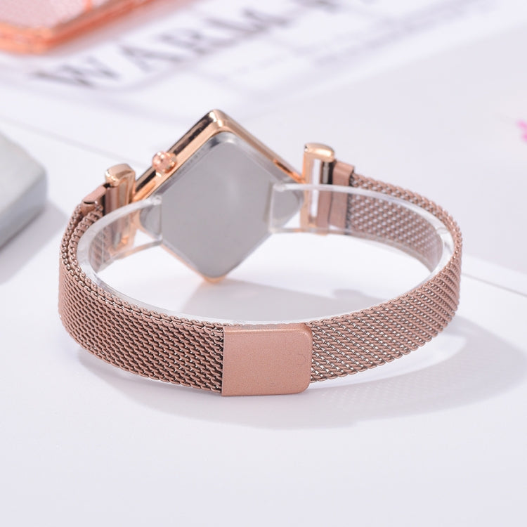 2 SET Ladies Diamond Dial Quartz Watch, Colour: Purple + Bracelet