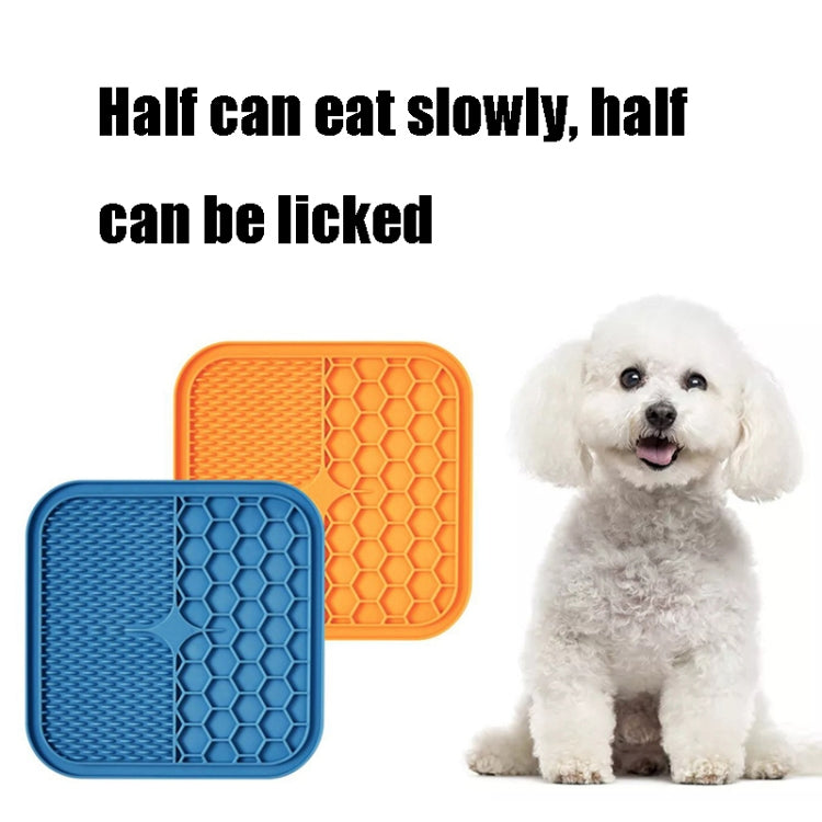 A012 Silicone Pet Sucker Licking Pad Anti-Choking Slow Food Bowl, Specification: Small