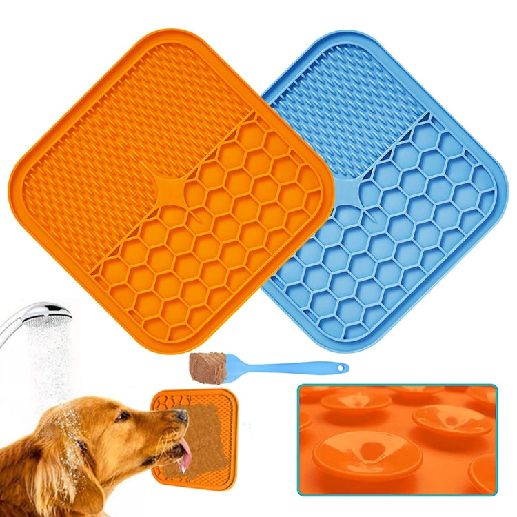 A012 Silicone Pet Sucker Licking Pad Anti-Choking Slow Food Bowl, Specification: Large