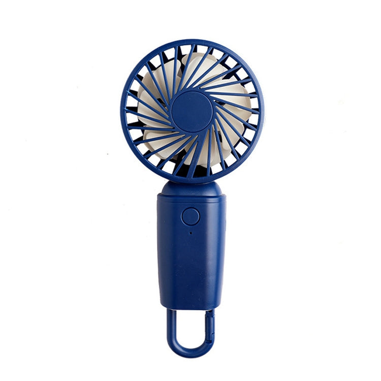 Portable Mini USB Rechargeable Silent Handheld Fan(Blue)