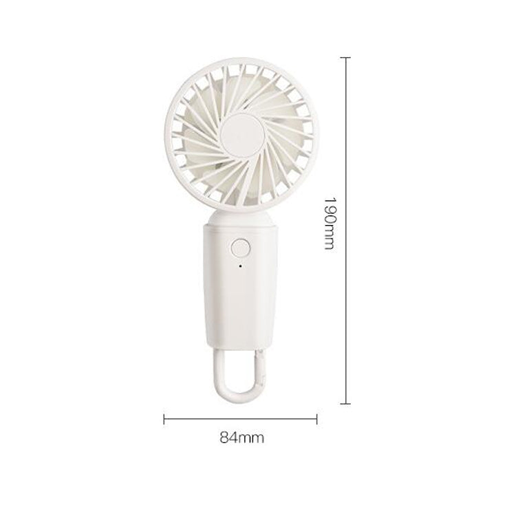 Portable Mini USB Rechargeable Silent Handheld Fan(Blue)