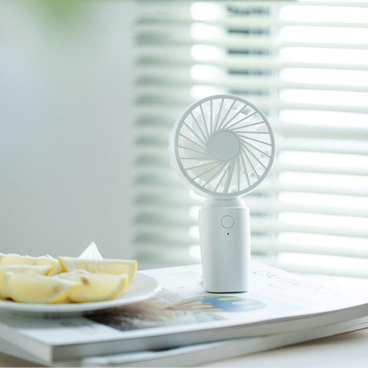 Portable Mini USB Rechargeable Silent Handheld Fan(Blue)