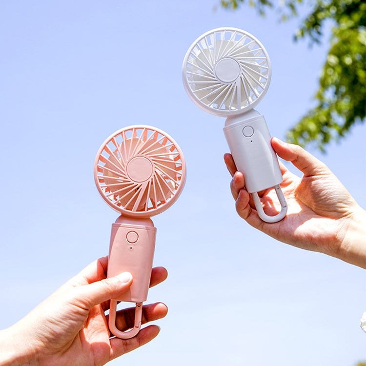 Portable Mini USB Rechargeable Silent Handheld Fan(Blue)