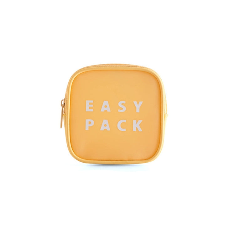 2 PCS TPU Square Travel Compact Portable Waterproof Lipstick Bag(Yellow)