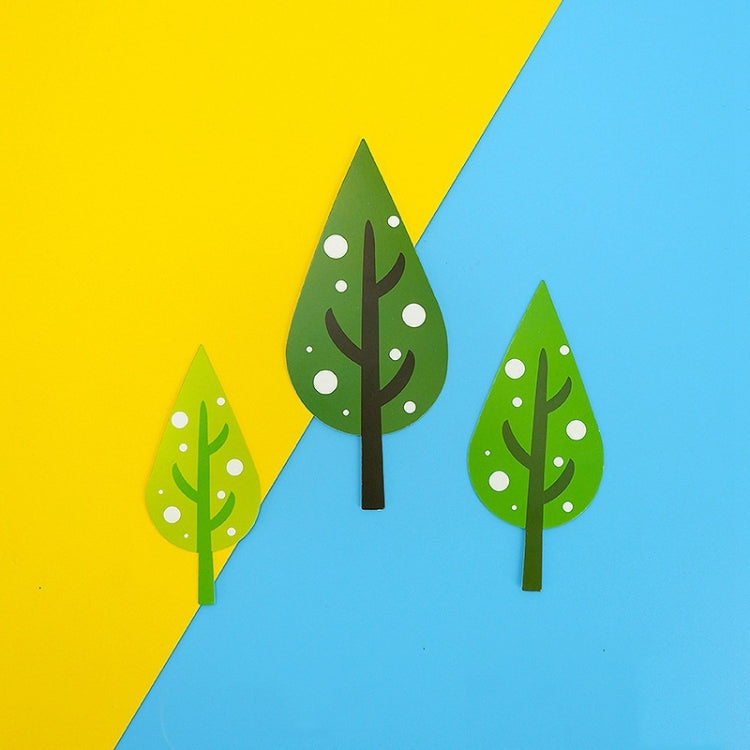 30 Bags Forest Tree Cake Insert Card Flag Insert Baking Decoration Birthday Cake Card Insert Cake Decoration